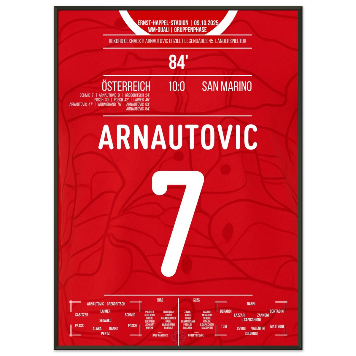 Sellerie révisée ! Arnautovic devient le seul buteur record d'Autriche !