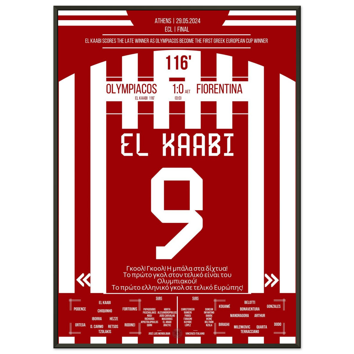El Kaabi permet à l'Olympiacos de remporter son premier titre européen de l'histoire (édition commentaire)
