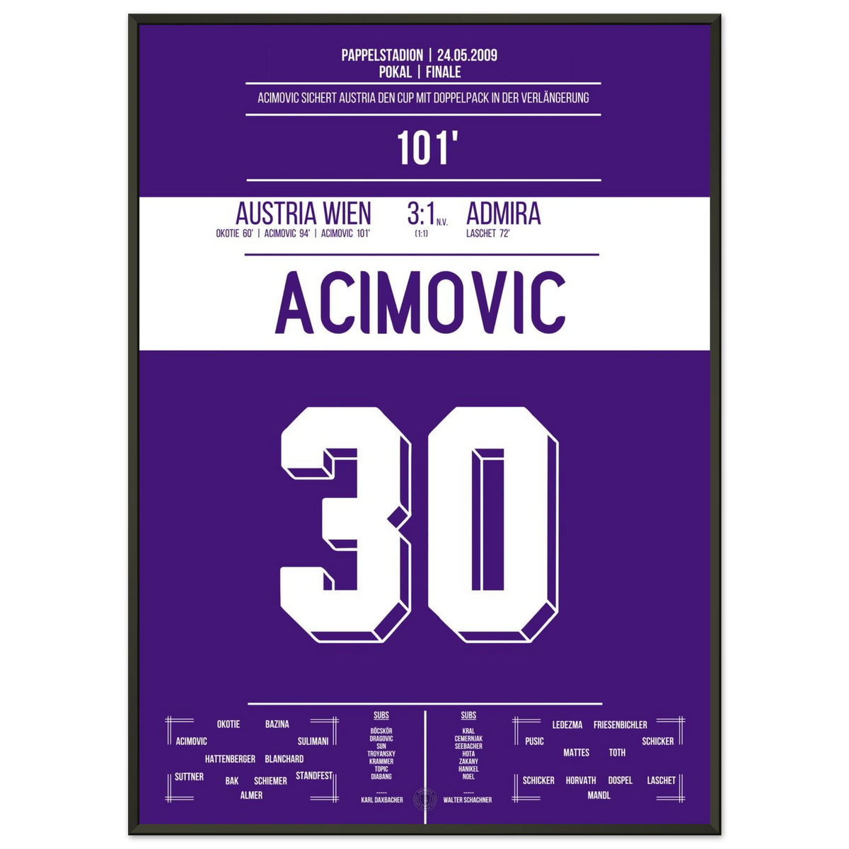 Acimovic marque un doublé pour l'Autriche en prolongation pour remporter la coupe