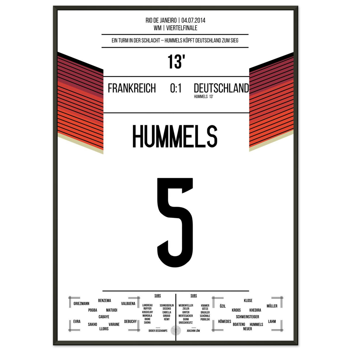 Hummels dirige l'Allemagne vers sa quatrième demi-finale consécutive de Coupe du monde