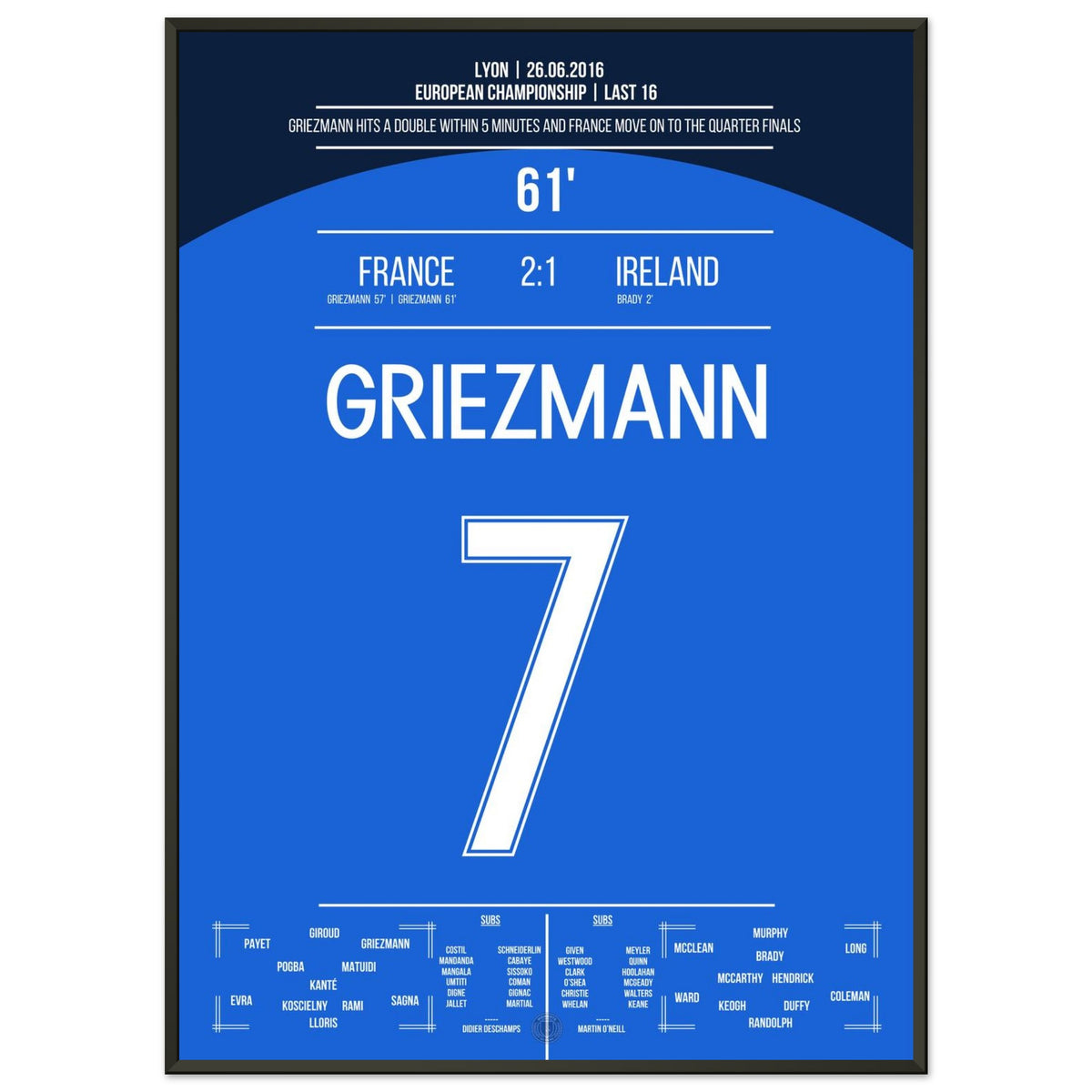 Griezmann se prépare contre l'Irlande aux Championnats d'Europe 2016