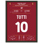 Roma's Gewinn des dritten Scudetto der Vereinsgeschichte 30x40-cm-12x16-Schwarzer-Aluminiumrahmen