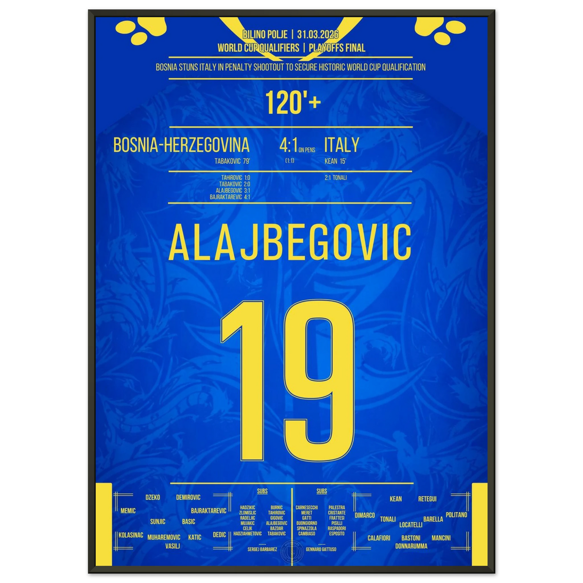 Faites la fête à Zenica ! La Bosnie se qualifie pour la Coupe du Monde 2026 (Alajbegovic)