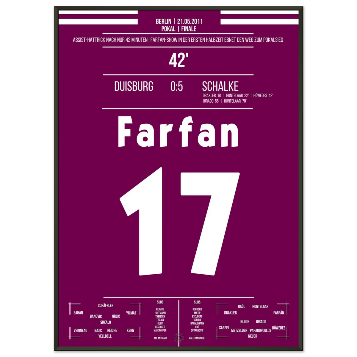 Farfan assiste à la finale de la Coupe 2011