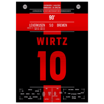 Leverkusen's erster Meistertitel – Metal Edition