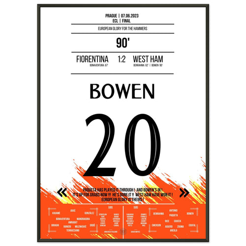 Bowen's Last-Minute Siegtreffer zum Europapokal Triumph für die 
