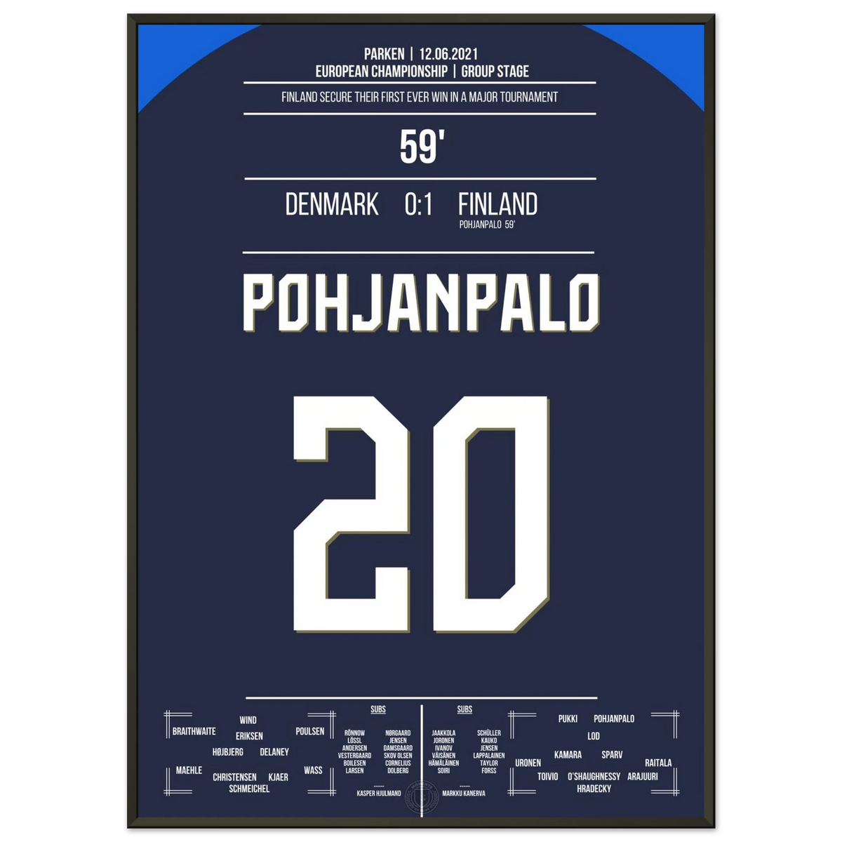 Pohjanpalo remporte la première victoire de la Finlande dans un tournoi majeur