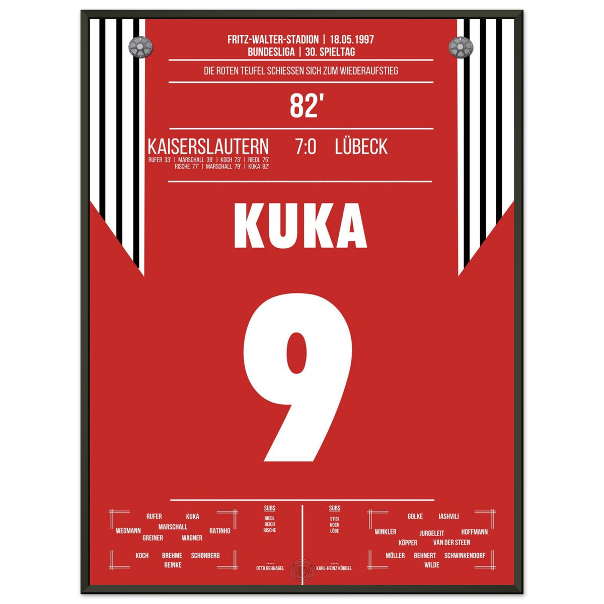 The FCK makes a furious return to the Bundesliga.