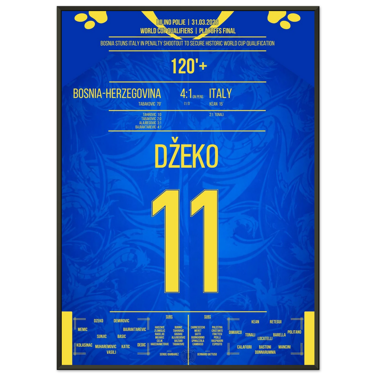 Faites la fête à Zenica ! La Bosnie se dirige vers la Coupe du monde 2026 (Dzeko)