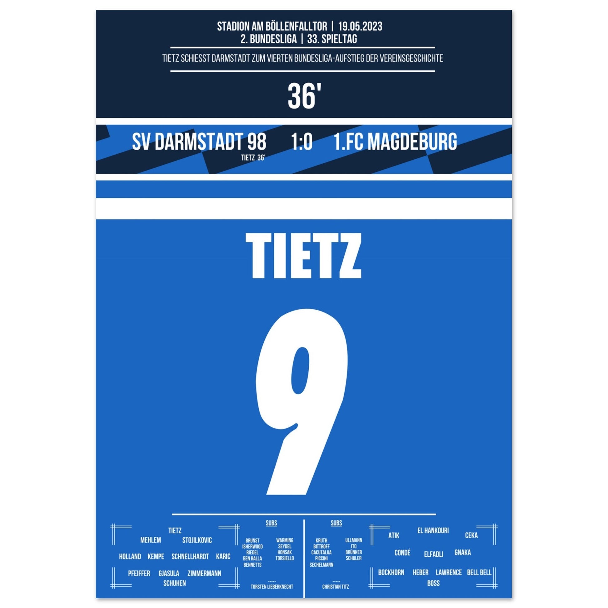 Darmstadt's Wiederaufstieg in die Bundesliga in 2023 