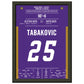 Hattrick von Tabakovic im 340. Wiener Derby A4-21x29.7-cm-8x12-Schwarzer-Aluminiumrahmen