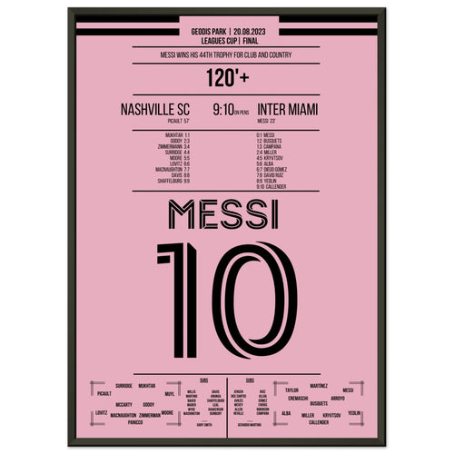 Messi remporte le 44e titre de sa carrière
