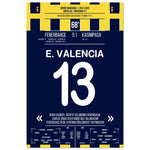 Viererpack von Enner Valencia gegen Kasimpasa in 2023 60x90-cm-24x36-Ohne-Rahmen