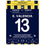 Viererpack von Enner Valencia gegen Kasimpasa in 2023 30x40-cm-12x16-Ohne-Rahmen