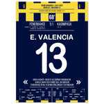 Viererpack von Enner Valencia gegen Kasimpasa in 2023 50x70-cm-20x28-Ohne-Rahmen